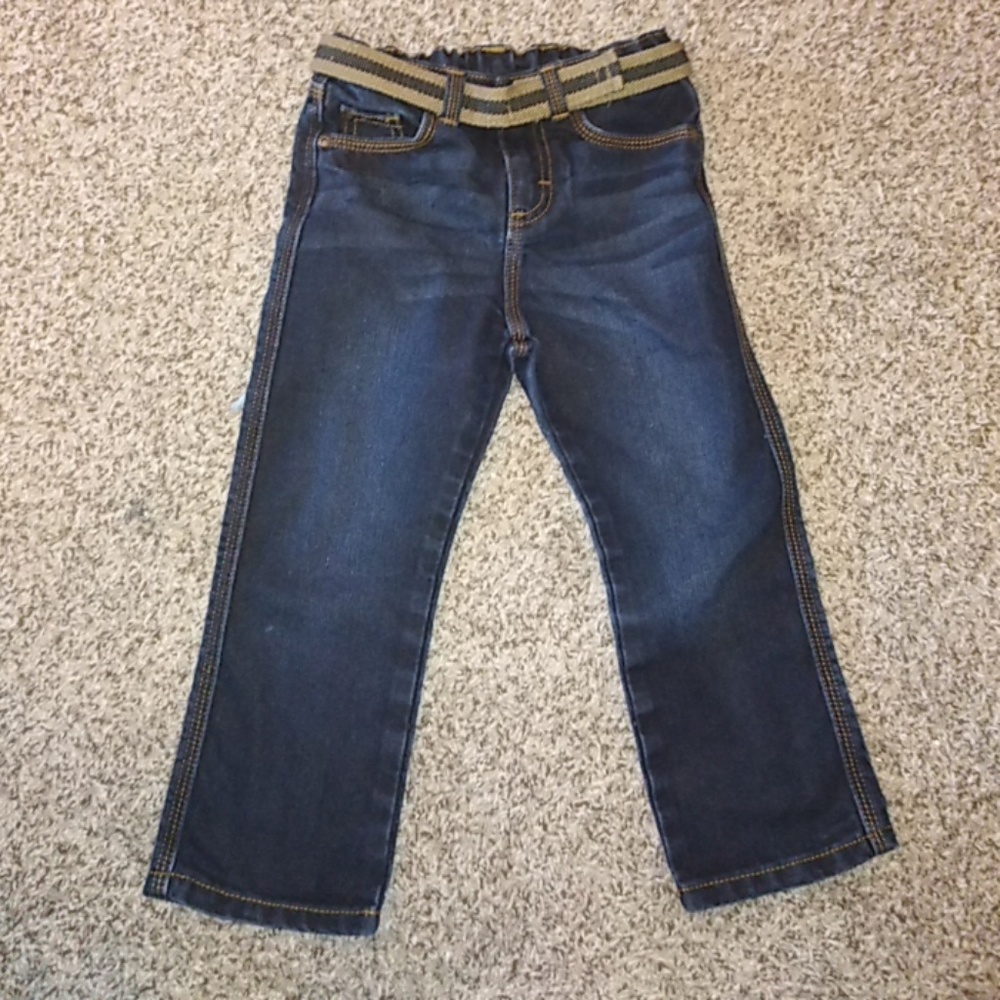 Dark wash toddler boy wrangler jeans
